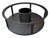 Dunbar Berne Dunbar Round Mahogany Coffee Table – Ebonized Finish, Glass Top, Casters For Sale - Image 4 of 16