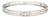1910s Art Deco .30ctw Diamond Bangle Bracelet, 14k White Gold, Length 7 Inches For Sale