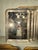 This product is a pair of French Silver Louis Philippe Geometric Pattern Mirrors, perfect for adding a touch of elegance...