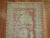 Early 20th Century Soft Pink Antique Oushak Runner For Sale - Image 5 of 6