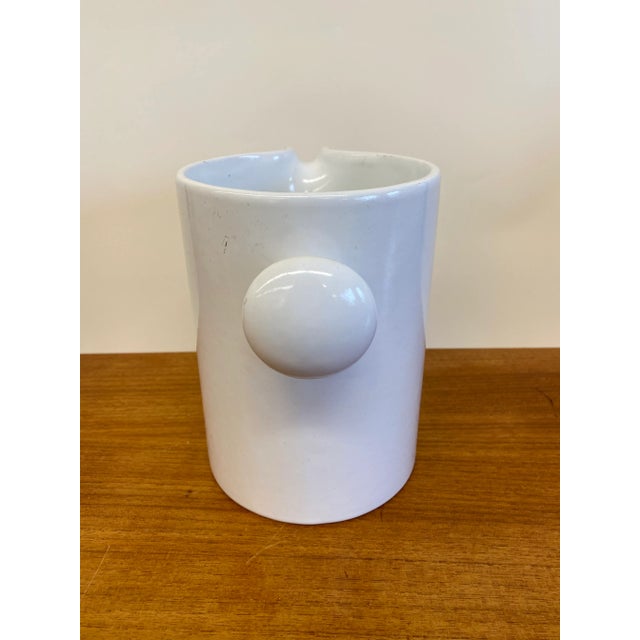 Italian Large Ceramic Carafe by Enzo Bioli for Il Picchio For Sale - Image 3 of 10