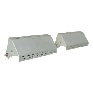 Danish Metal Wall Lamps, 1960s, Set of 2 For Sale