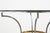 Maison Jansen Style Steel and Bronze Center Table For Sale In Sacramento - Image 6 of 13
