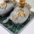Vintage Petites Choses Pewter Sleeping Pig Candle Holders on Green Marble – Pair, Usa For Sale - Image 9 of 15