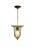 Turned Glass Lantern Pendant, 1950s For Sale - Image 9 of 10