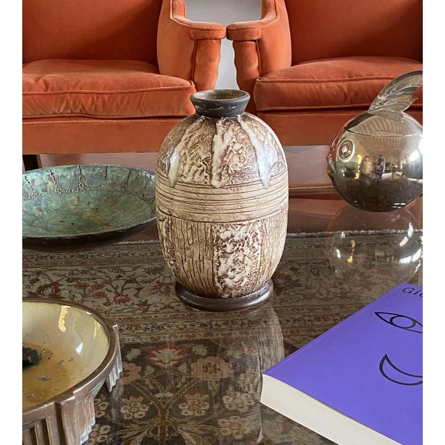 Ceramic Art Deco Ceramic Vase by Louis Auguste Dage, 1930 For Sale - Image 7 of 18