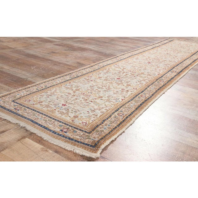 Textile Late 20th Century Late 20th Century Vintage Indian Runner 02'07 X 11'08 For Sale - Image 7 of 9