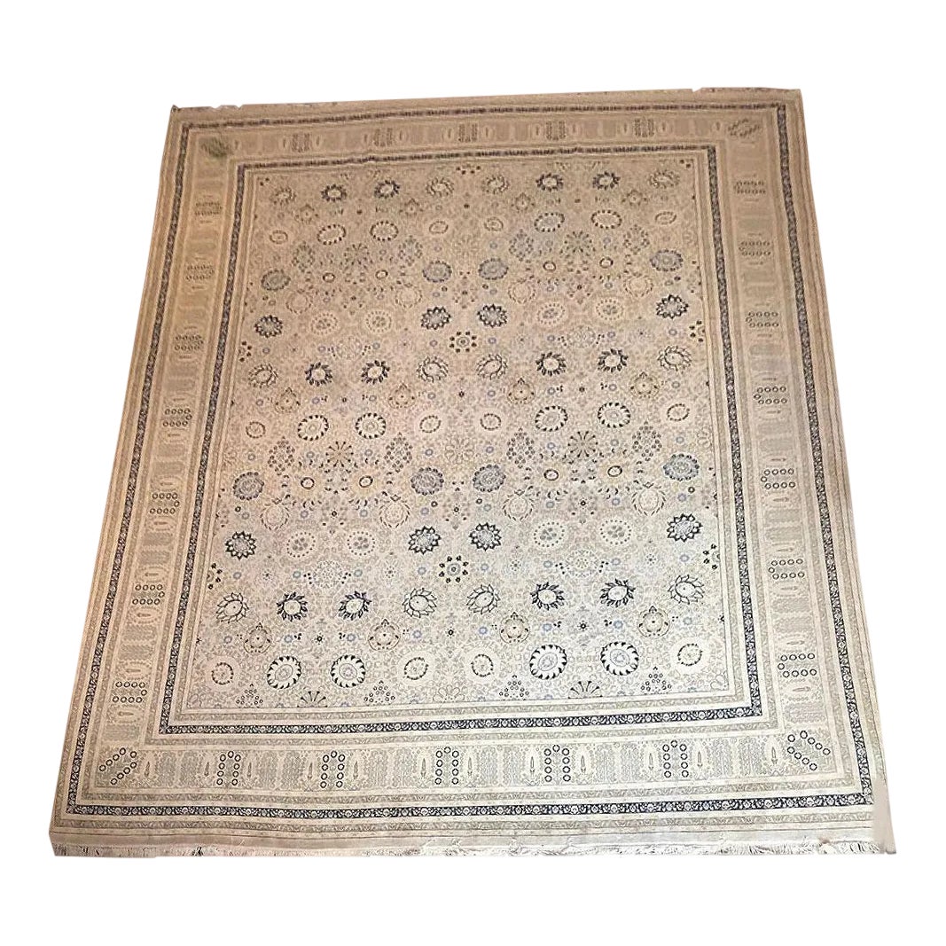 Contemporary Genuine Tabriz Rug | Chairish