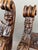 19th Century Renaissance Wooden Armchairs, Set of 3 For Sale - Image 10 of 13