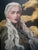 Mother of Dragons painting Game of Thrones Lady portrait Woman Art Wall decor Oil on canvas painting. Signed by a French...