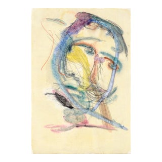 Argentinian Tango, Mixed Media Abstract Expressionist by Ricardo De Silva For Sale