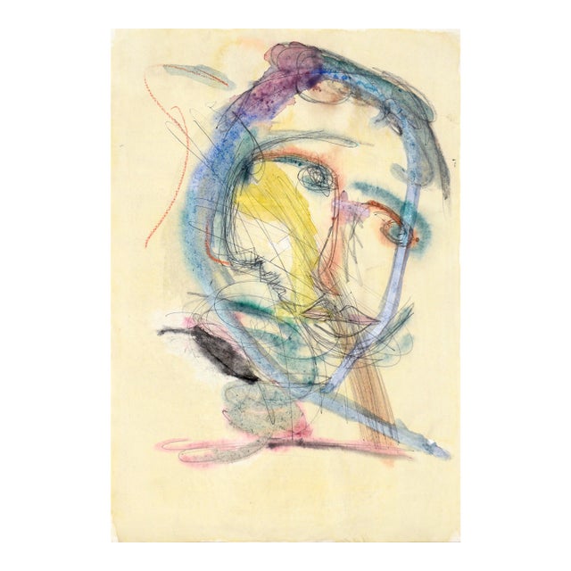 Argentinian Tango, Mixed Media Abstract Expressionist by Ricardo De Silva For Sale