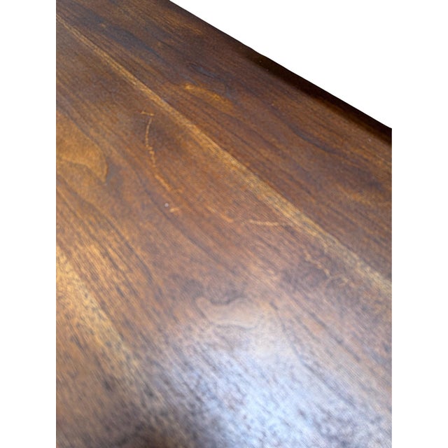 Brown 1960s Mid-Century Modern Nine-Drawer Walnut Dresser For Sale - Image 8 of 8