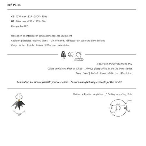 Not Yet Made - Made To Order Mid-Century Modern White Library Pendant by Serge Mouille For Sale - Image 5 of 6