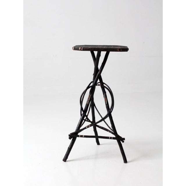 Brown Antique Adirondack Twig Table For Sale - Image 8 of 15