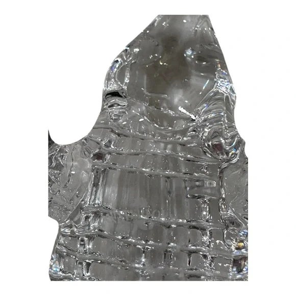 2010s Vintage Waterford Crystal Alligator Figurine / Paperweight For Sale - Image 5 of 8