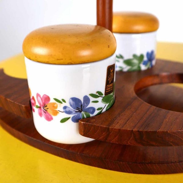 Ceramic Jars by Franco Pozzi, Set of 5 For Sale - Image 3 of 12