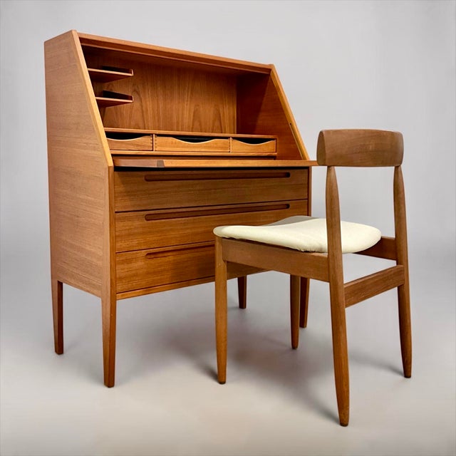 Model No. 63 Teak Wood Secretary by Kai Kristiansen for Tørring Møbelfabrik and HJN Møbler, Denmark, 1960s For Sale - Image 6 of 18