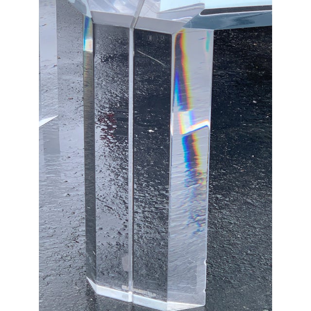 Mid-Century Modern Mid-Century Modern Lucite Coffee Table For Sale - Image 3 of 10
