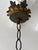 Metal 1900s Hand Painted Red Flowers Pagoda Murano Drops and Stars Chandelier Rare For Sale - Image 7 of 9