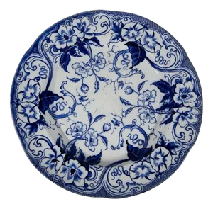 Large Art Nouveau Dish in Earthenware, 1890