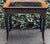 Beautiful Drexel “Et cetera” paint Decorated Burlwood End Table with Single Dovetailed Drawer and Beveled Glass Top. Great...
