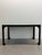 Contemporary Hickory White Modern Black Lacquer Console Desk With Brass Trim and Drawer For Sale - Image 3 of 12