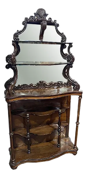 Antique Walnut Credenza