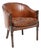 Vintage Georgian Style Leather Armchair, 1930 For Sale