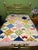 Vintage handmade quilt with flour sacks and pillowcases. Resourced from estate in northern Minnesota reported to have been...