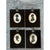 Wood Vintage Silhouette Portraits in Black Frames - Set of 4 For Sale - Image 7 of 12