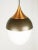 Black Italian Brown Metal, Copper and Glass Pendant Lamp by Bruno Gatta for Stilnovo, 1960s For Sale - Image 8 of 13