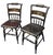 Vintage Set of 5 Genuine Nichols & Stone Stenciled Chairs. For Sale - Image 9 of 12