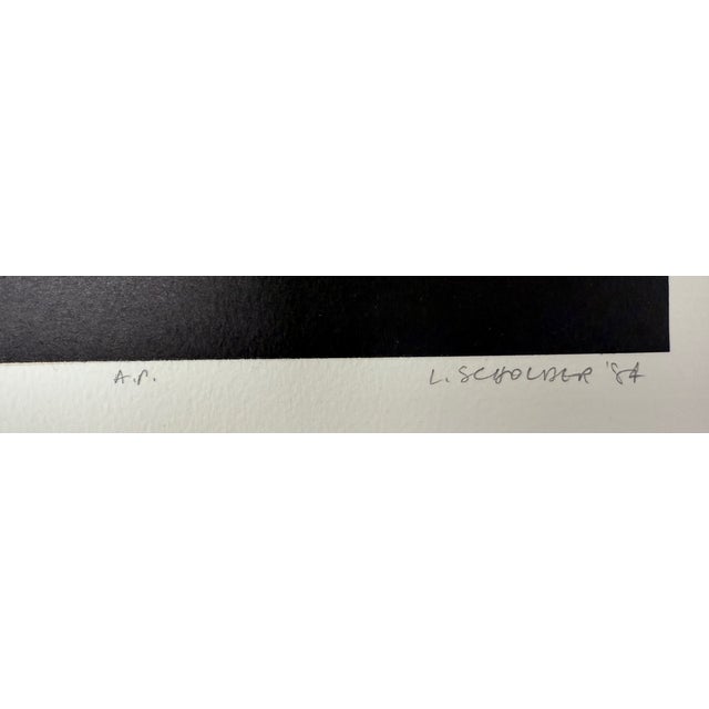 1984, "Dopum", Abstract Impressionism, Newly Framed Original Intaglio Print, Laurence Scholder For Sale In Jacksonville, FL - Image 6 of 8