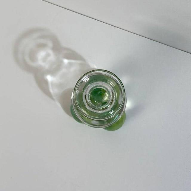 Gold Antique Czech Glass Bud Vase, 1890s For Sale - Image 8 of 10