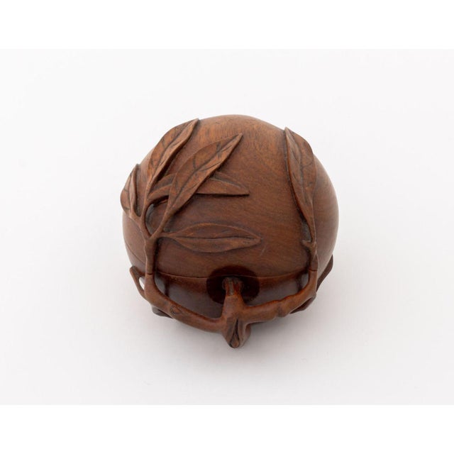 Chinese & Japanese Carved Wood Boxes, 3 For Sale - Image 13 of 16