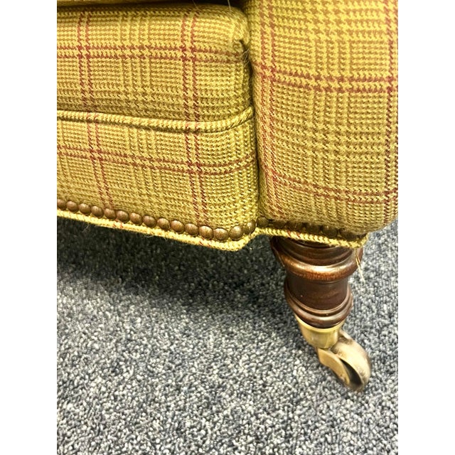 Olive Stanford Furniture “Watson” English Rolled Arm Lounge Chair For Sale - Image 8 of 10