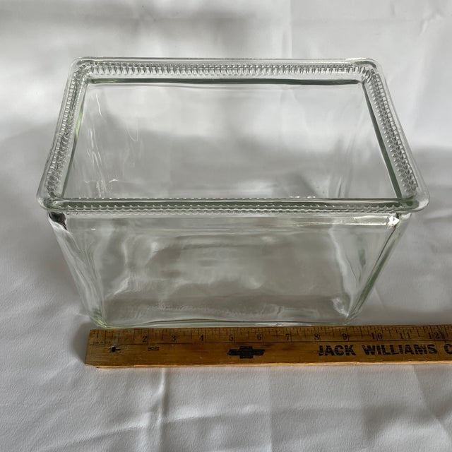 1920s 1920's Glass Battery Box Vase For Sale - Image 5 of 8