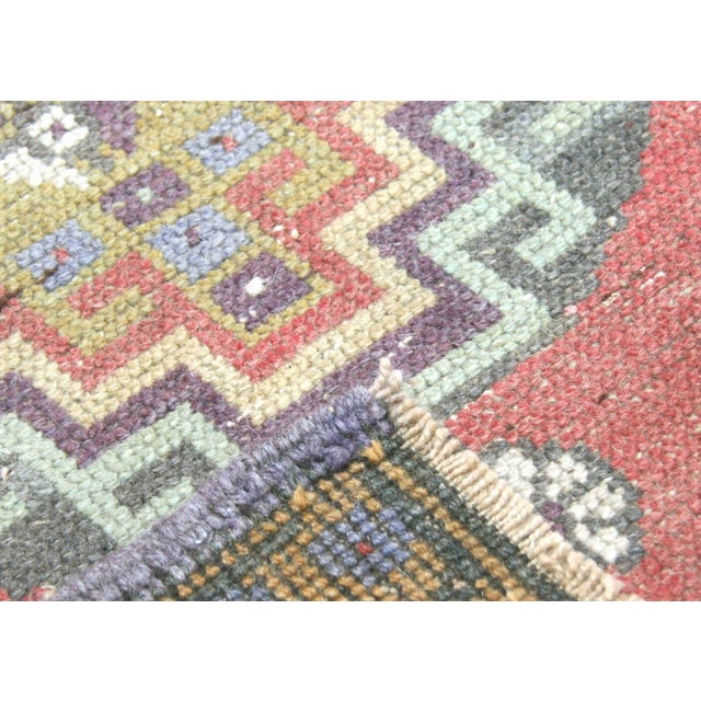 Traditional 1960s Turkish Oushak Yastic For Sale - Image 3 of 3