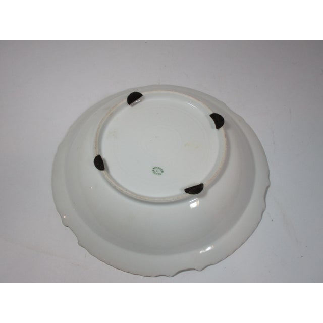 1940s French Limoges Hand Painted Bowl For Sale - Image 6 of 8