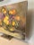 Textile French Impressionist Floral Still Life Original Oil Painting on Canvas For Sale - Image 7 of 10