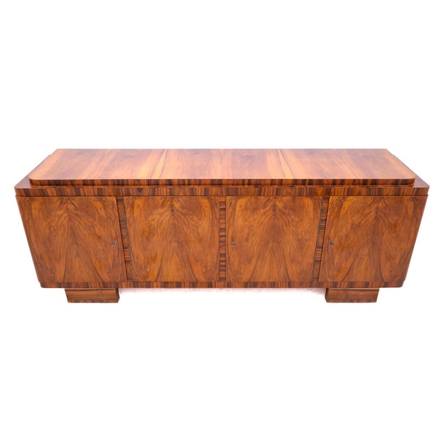 1940s Art Deco Sideboard, Poland, 1940s For Sale - Image 5 of 11