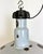 Mid-Century Modern Large Industrial Grey Enamel Factory Lamp, 1950s For Sale - Image 3 of 17