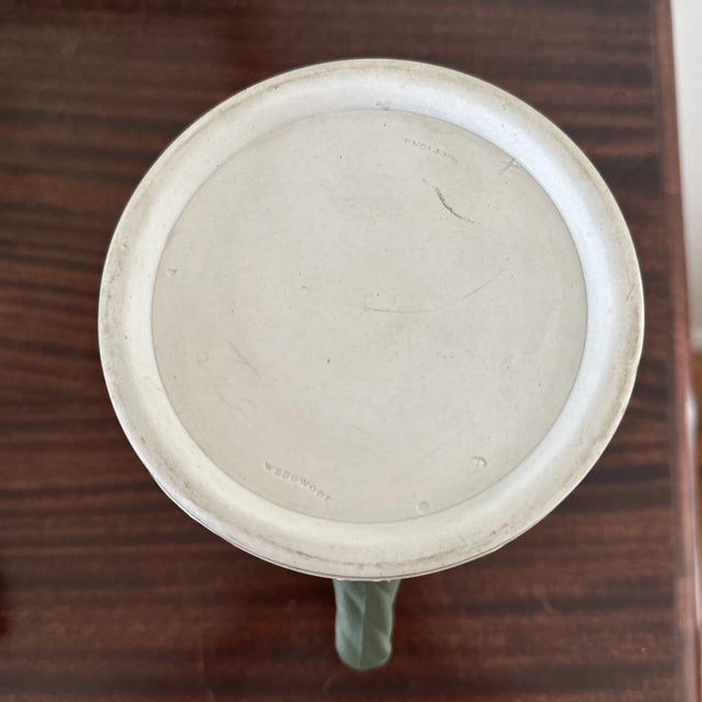 Late 19th Wedgwood Green Jasperware Large Pitcher For Sale - Image 12 of 12