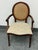 Bombay Company Traditional Oval Cane-Back Armchair For Sale In San Francisco - Image 6 of 12