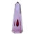 Murano Purple Red Core Italian Art Glass Color Changing Obelisk Pyramid Vintage Paperweight Sculpture For Sale
