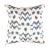 Contemporary Turkish Blue Silk Ikat Pillow For Sale - Image 4 of 4