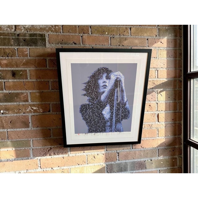 Mike Edwards, Alchemy of Words (Patti Smith), Typographic Portrait, Signed Limited Edition For Sale - Image 11 of 13