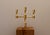 Vintage Swedish Brass 3-Arm Candelabra from Gusum, 1970s For Sale - Image 6 of 8