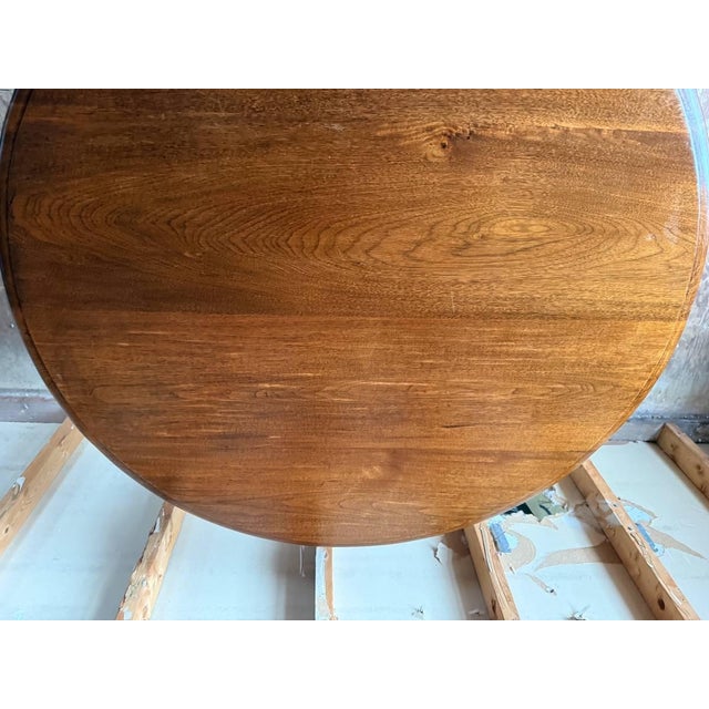 Antique Victorian Style Fold Top Parlor Center Table For Sale - Image 10 of 14